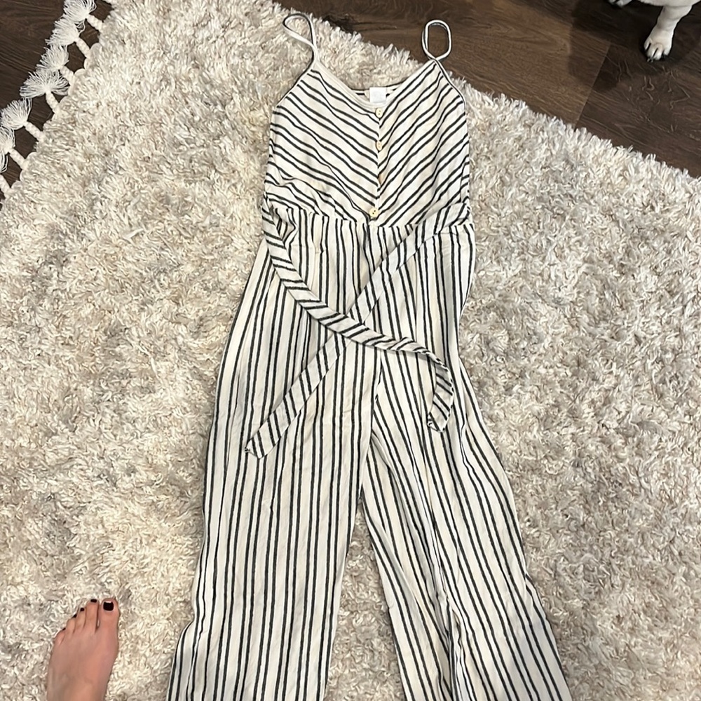 Tie front romper!